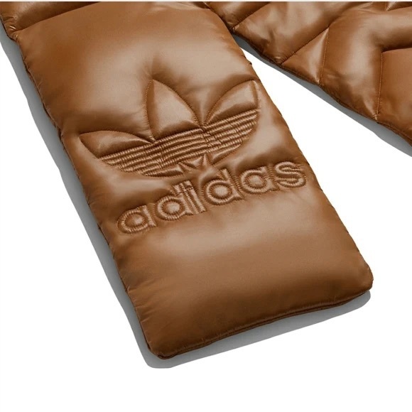 *NWT Rare adidas Ivy Park Padded Ski Scarf and Gloves in Wild Brown - Picture 5 of 15